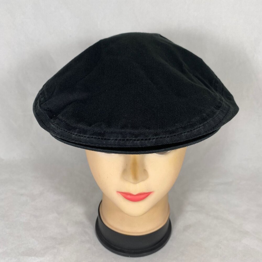 Scala Flat Cap  Sz L  Black NWT